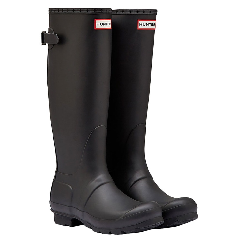 HUNTER ORIGINAL TALL BLACK ADJUSTABLE BOOT